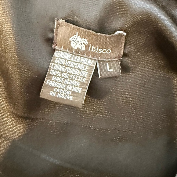 Ibisco Distressed Leather Embroidered Jacket | Cropped Blazer | Boho Chic - Picture 16 of 16